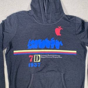 Disney Parks Snow White‎ & 7 Dwarves Hoodie Sweatshirt size XL